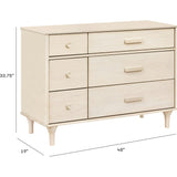 Lolly 6-Drawer Assembled Dresser (48")