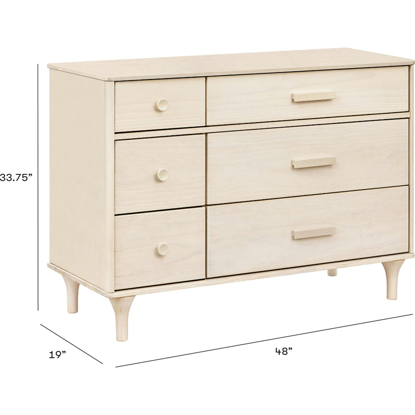 Lolly 6-Drawer Assembled Dresser (48")