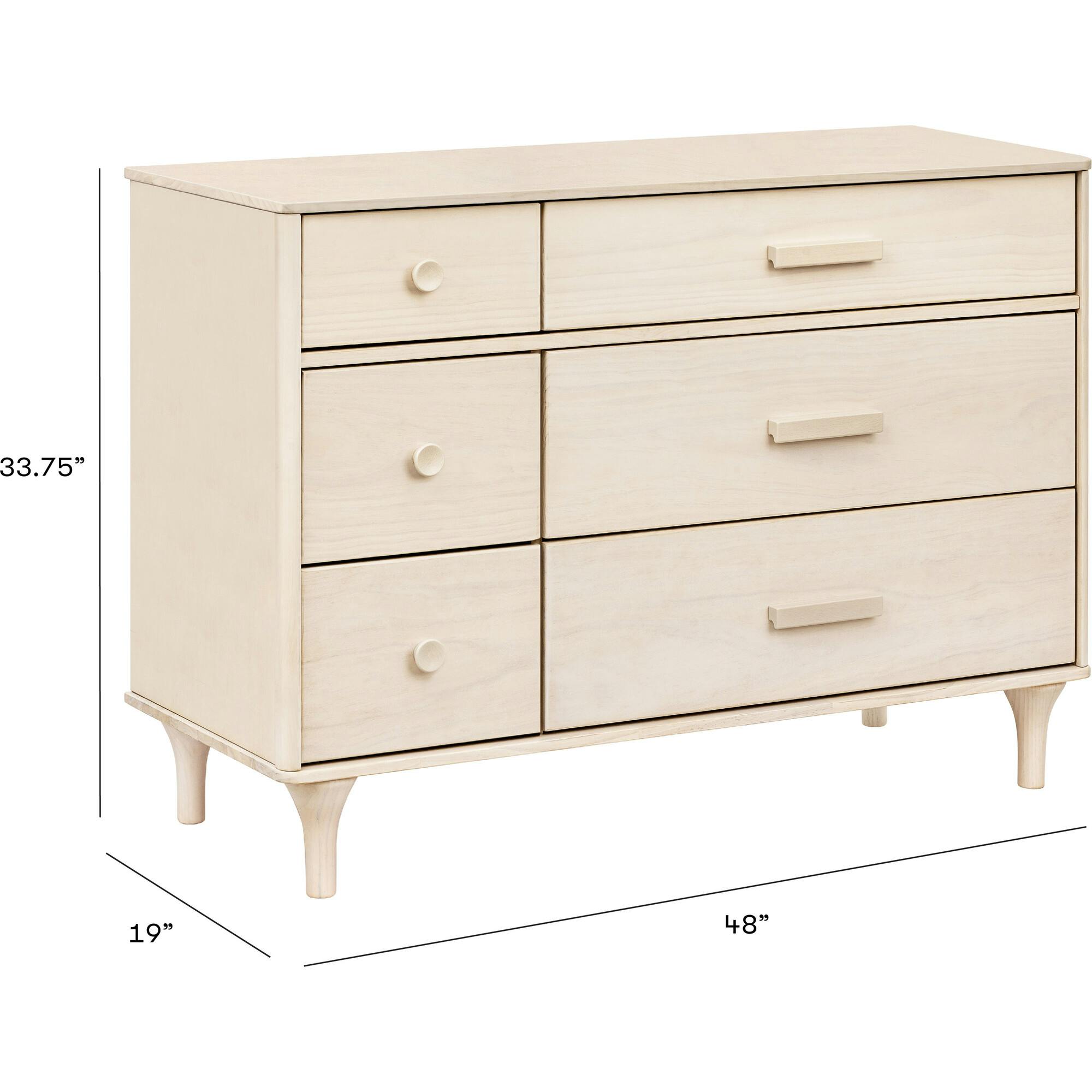 Lolly 6-Drawer Assembled Dresser (48