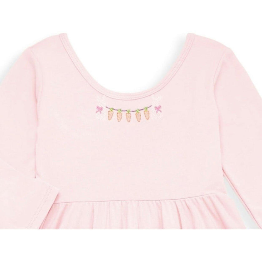 Twirly Dress With Easter Embroidery