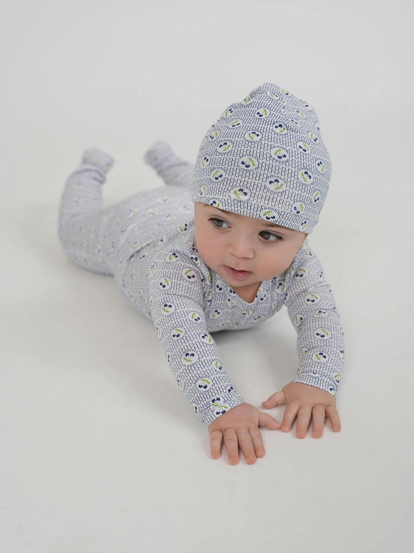 Cherry Print Dotted Onesie