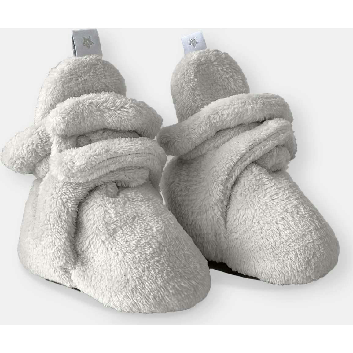 Plush Baby Booties With Anti-Slip Grip Soles