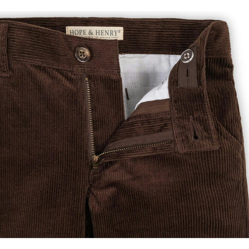 Organic Stretch Corduroy Pant, Brown