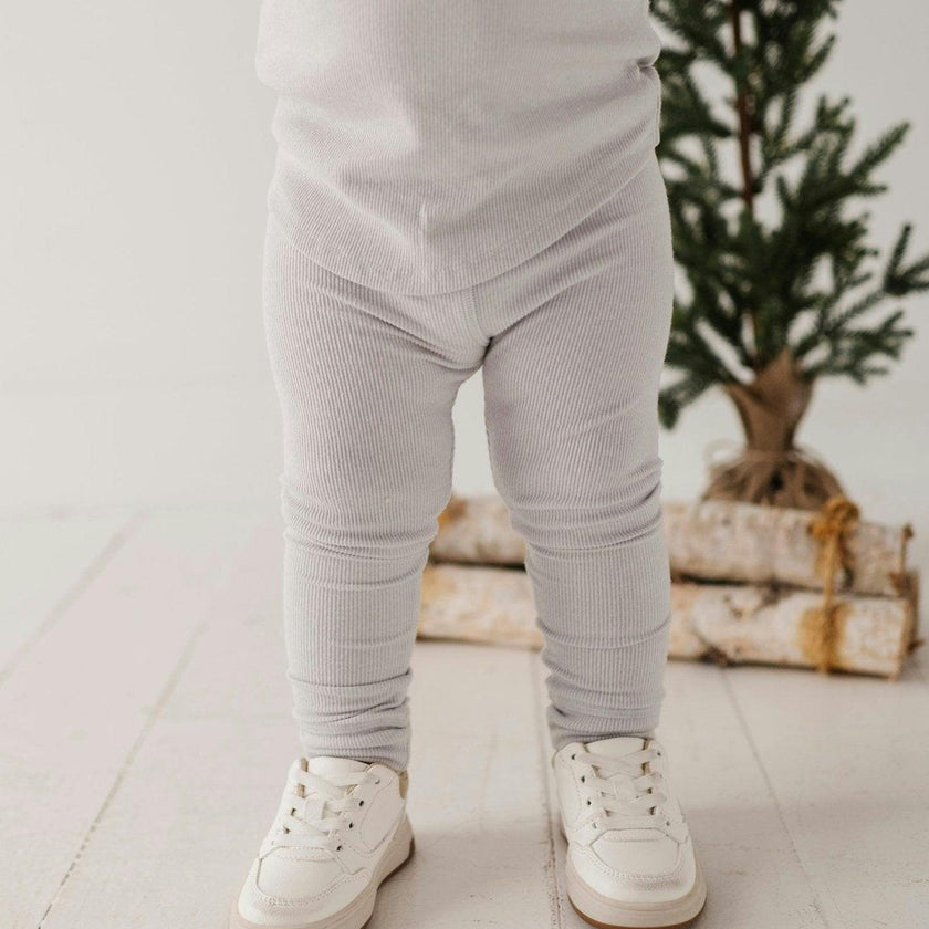 Ribbed Leggings Dusky Orchid