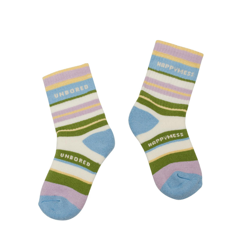 children's socks - pastel stripes