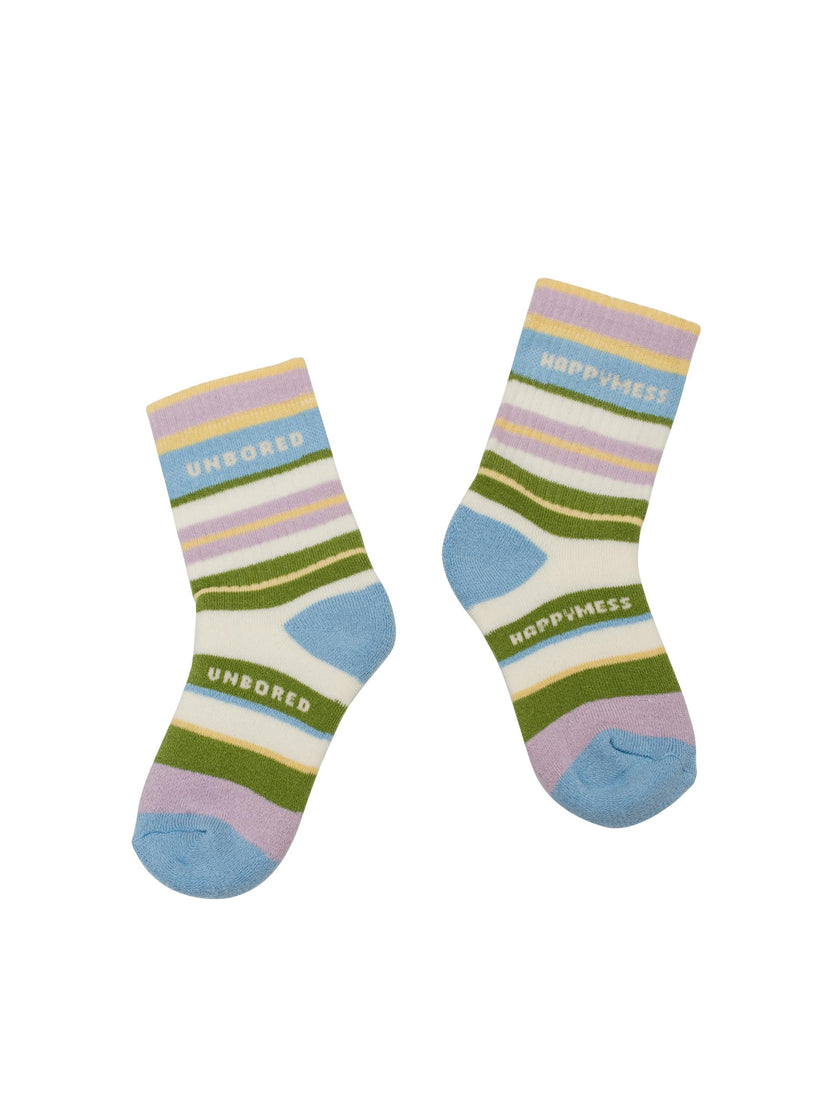 children's socks - pastel stripes