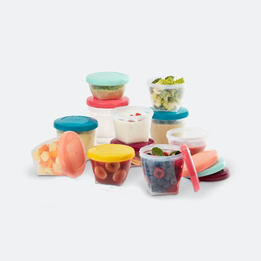 Babymoov Leakproof Baby Food Storage Containers (Airtight Meal Prep Bowls)