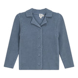 Knitted Button Front Long Sleeve Top