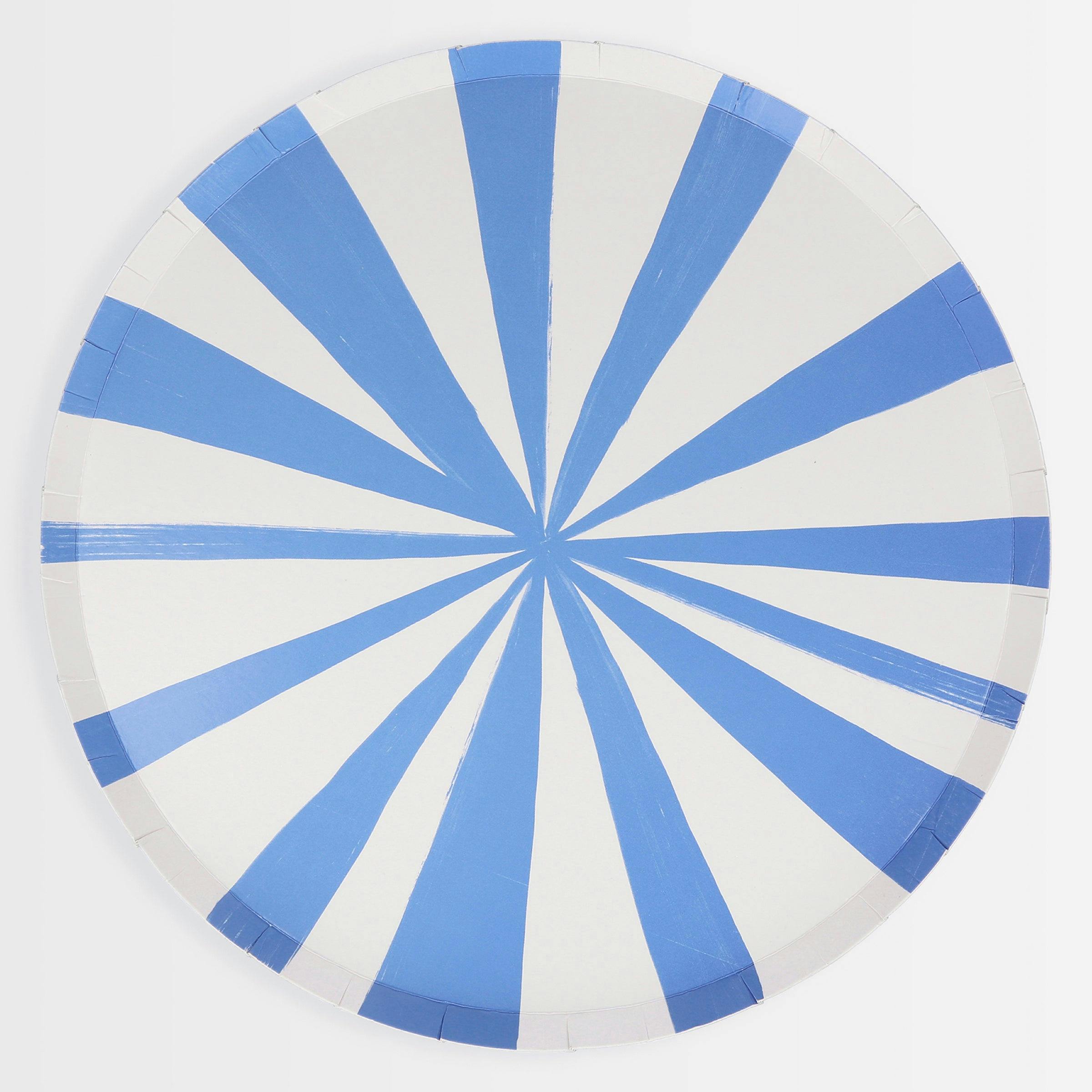 Mixed Stripe Dinner Plates