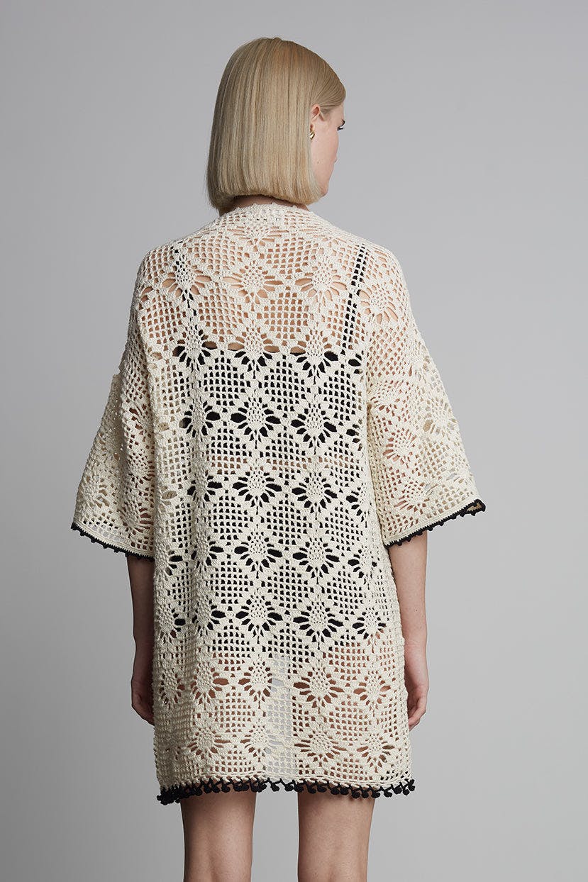 VIOLET CROCHET COVER UP | IVORY