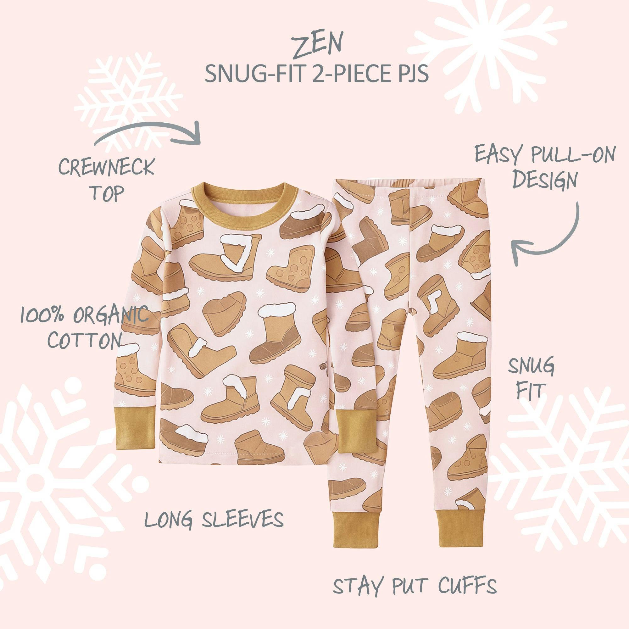 ZEN 2-Piece Toddler Girls Pajamas