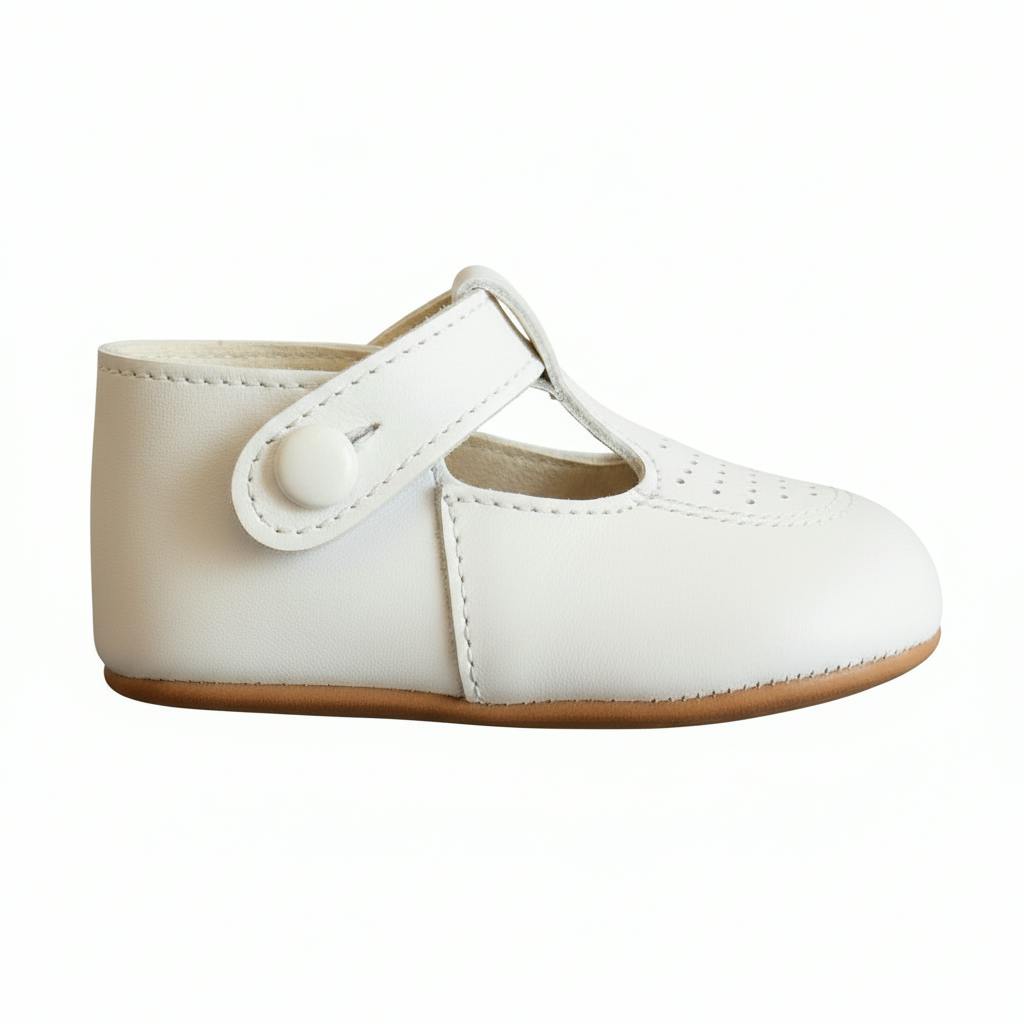 Bailey Pre-Walker Baby Shoes - White