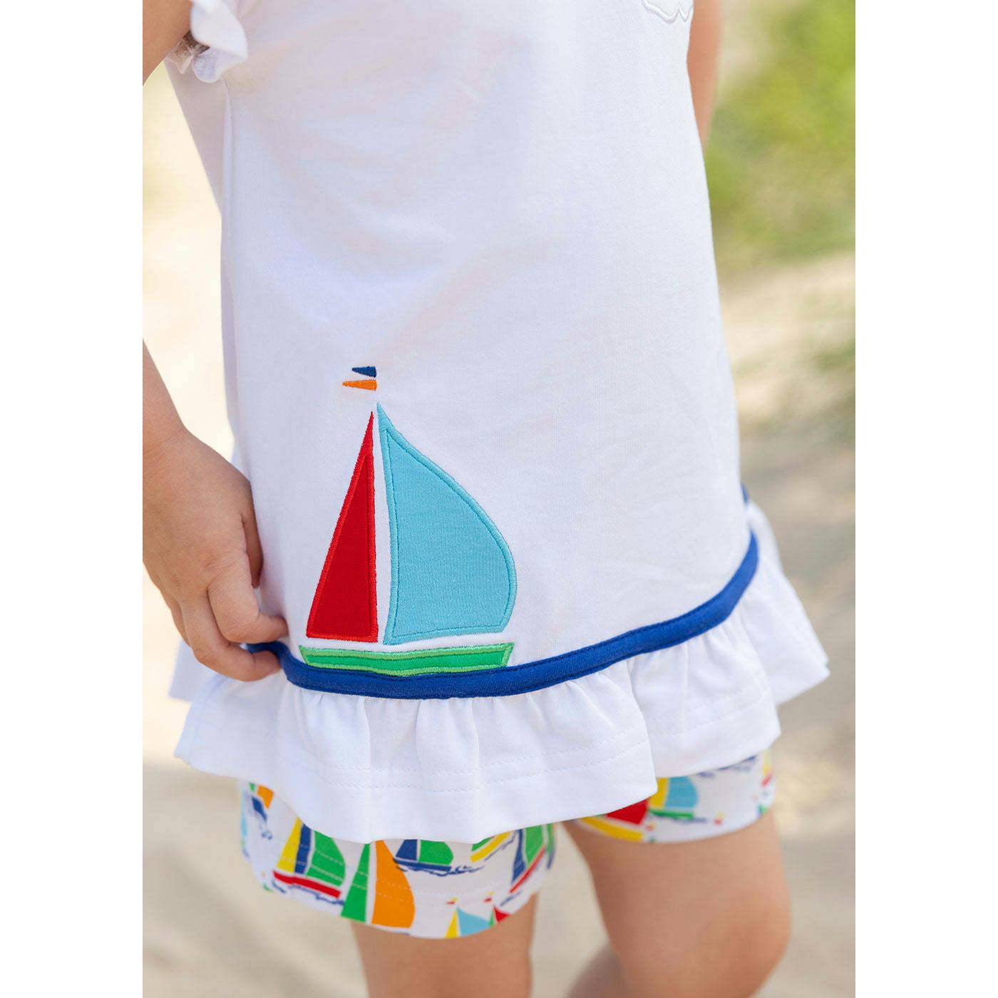 Sailboat Top with Shorts Set