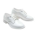 White Oxford Laced Dress Shoes