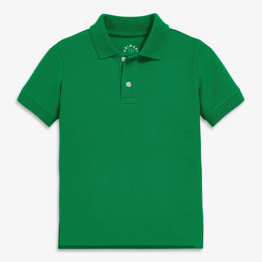 Kids short sleeve pique polo