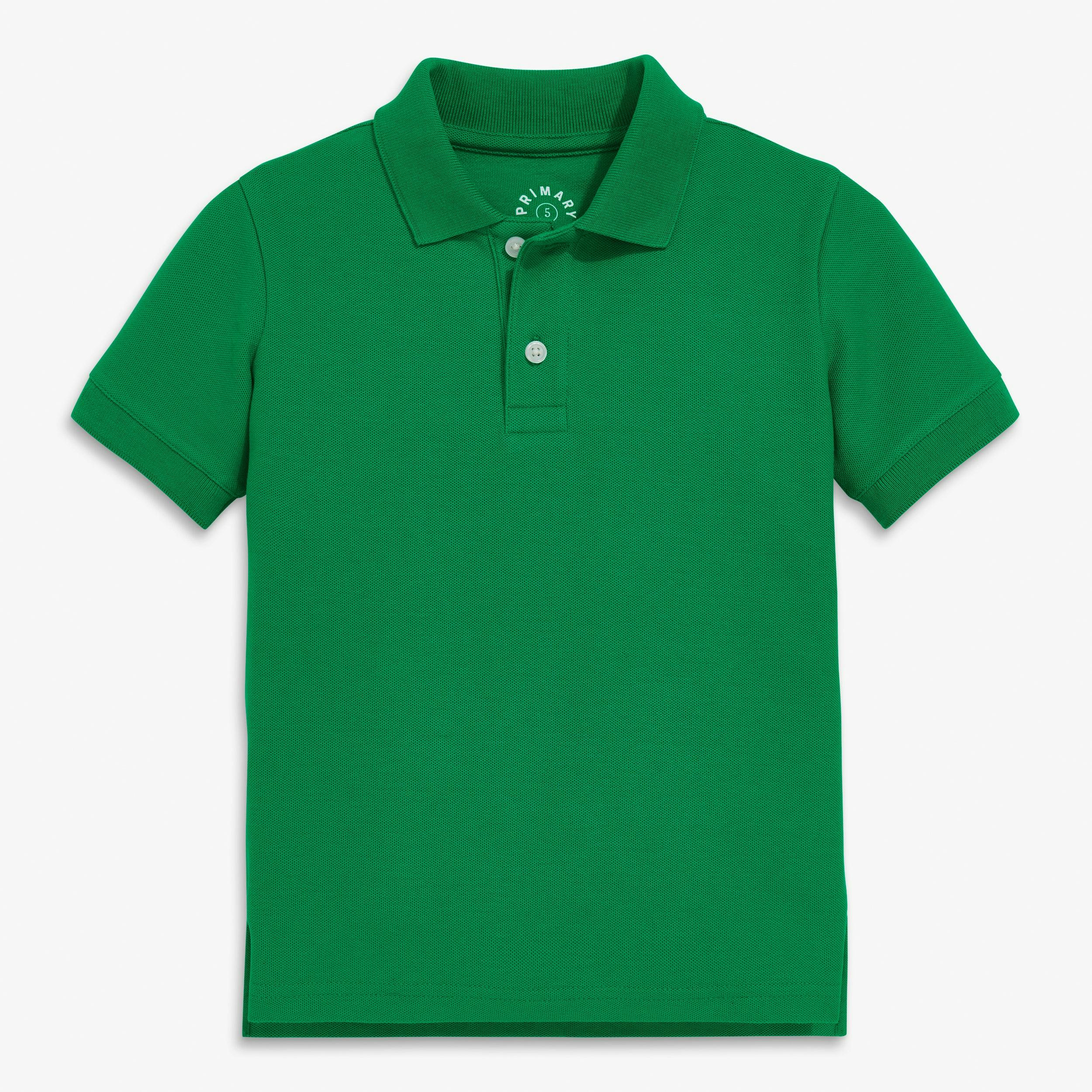 Kids short sleeve pique polo