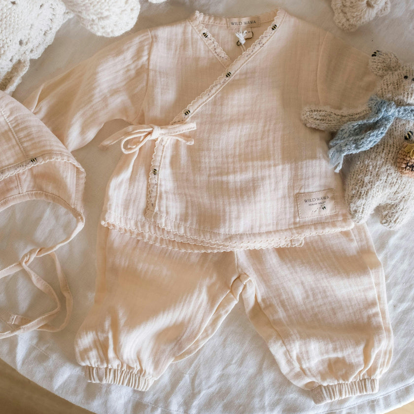 Gauze Three Piece Set