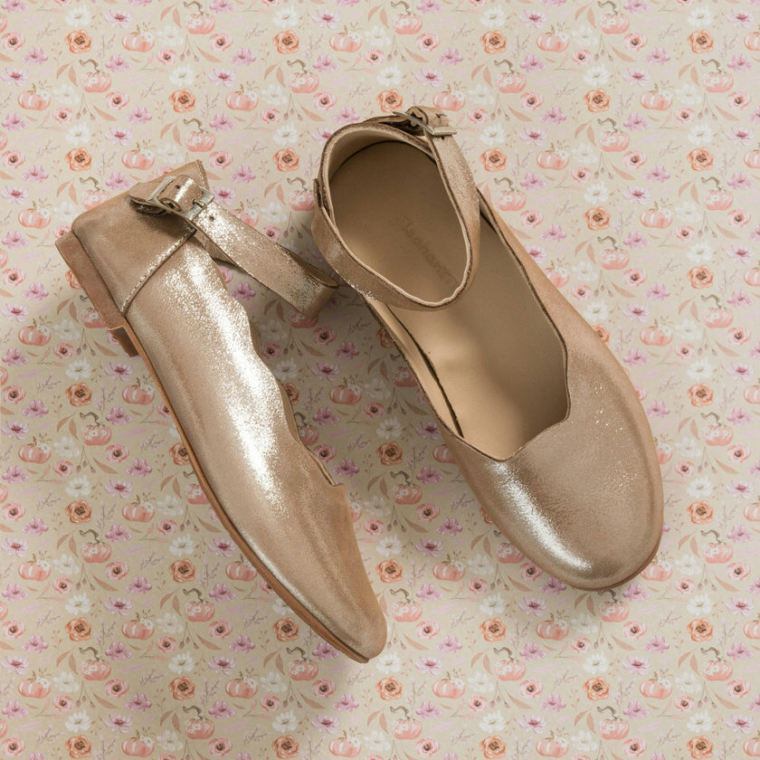 Ondina Ballet Flat | Blush Leather