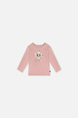 Baby Organic Cotton T-Shirt Pale Dusty Pink