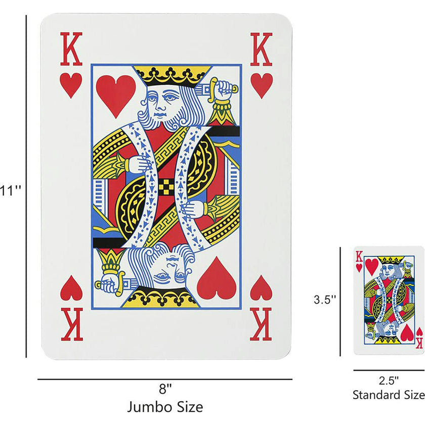 Trimate: Jumbo Playing Cards 8"x11"