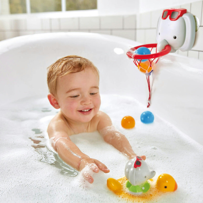 : Pal Bathtub Basketball Hoop W/ 4 Soft Balls