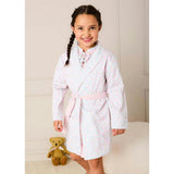 Harriet Floral Light Weight Dressing Gown in Pink (2- 10yrs)