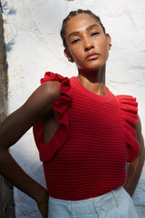 VIOLA TANK | ROSSO