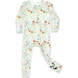 Summer Floral Bamboo Convertible Footie