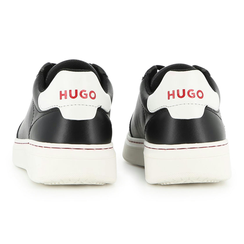 Black Leather Sneakers