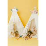 Ivory Ruffle Tulle Play Tent
