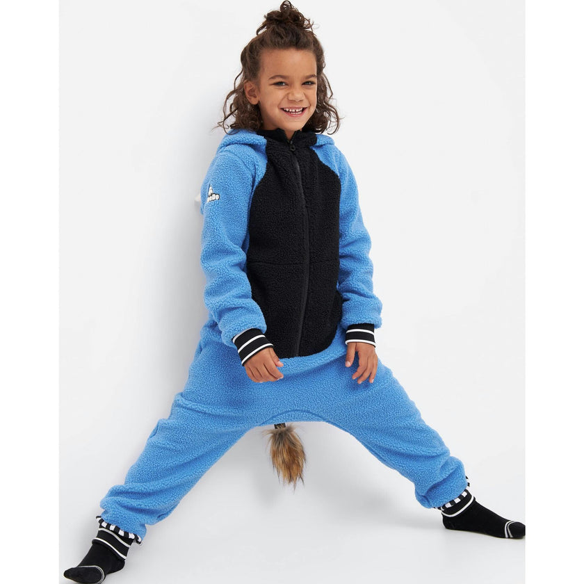 Wild Thing Fleece Jumpsuit, Blue