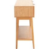 Baisley 2-Drawer Rattan Console Table