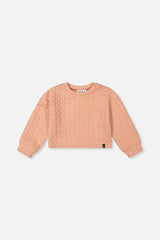 Jacquard Sweatshirt Pink