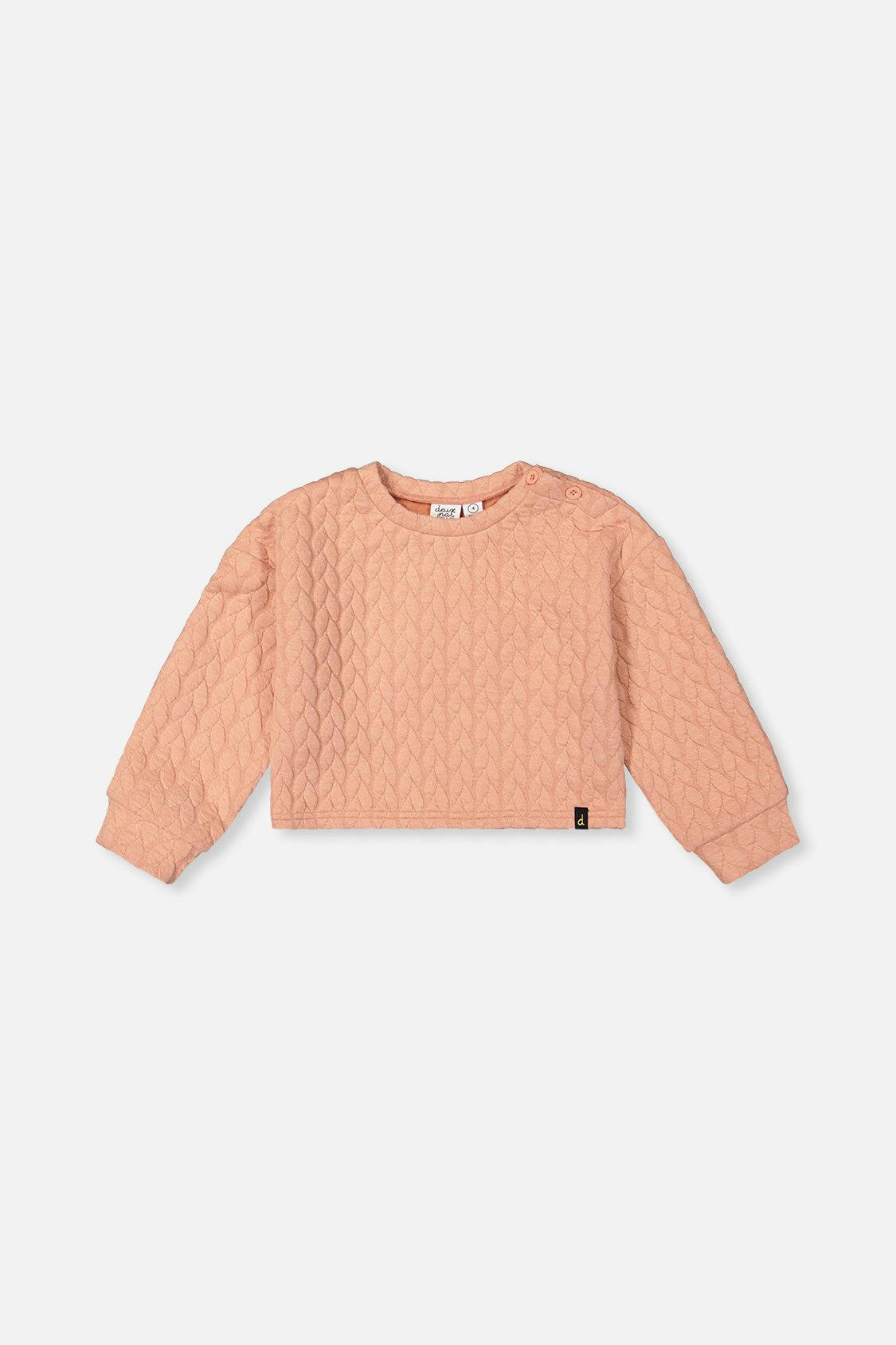 Jacquard Sweatshirt Pink