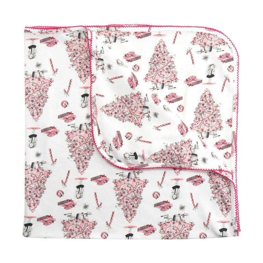 Eloise Christmas Tree Footie Gift Set, Pink