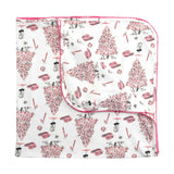 Eloise Christmas Tree Footie Gift Set, Pink