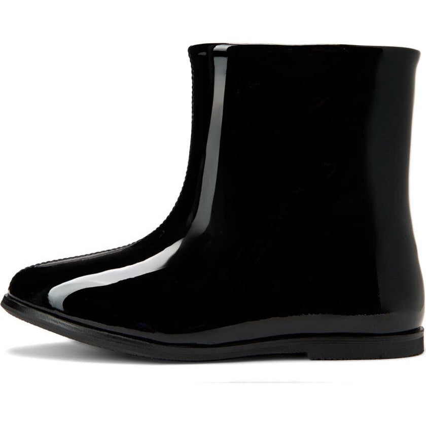 Lila Patent Leather Straight Boots