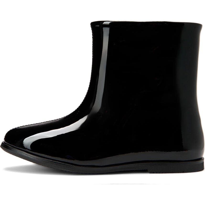 Lila Patent Leather Straight Boots
