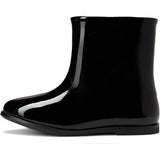 Lila Patent Leather Straight Boots