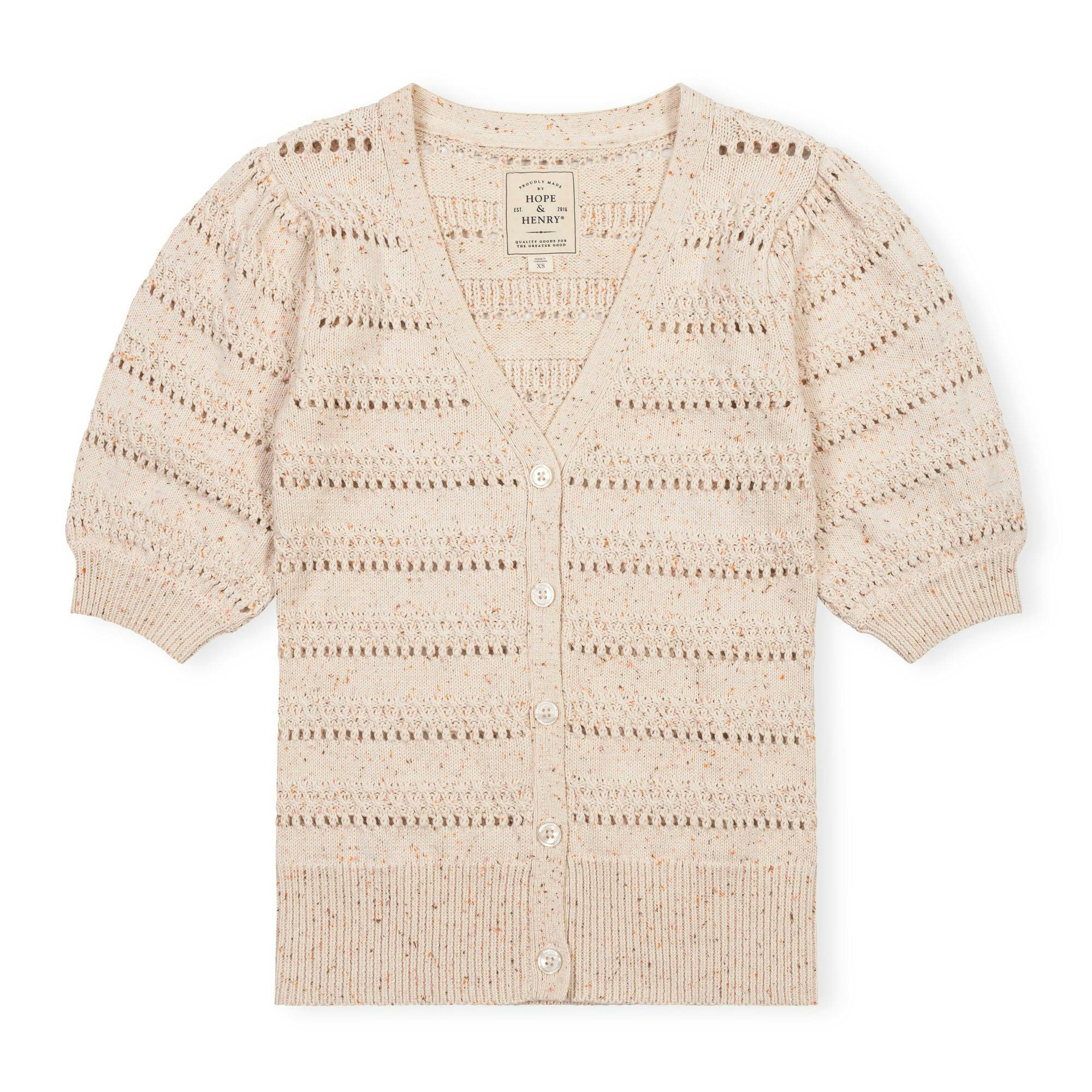 Organic Puff Sleeve Sweater