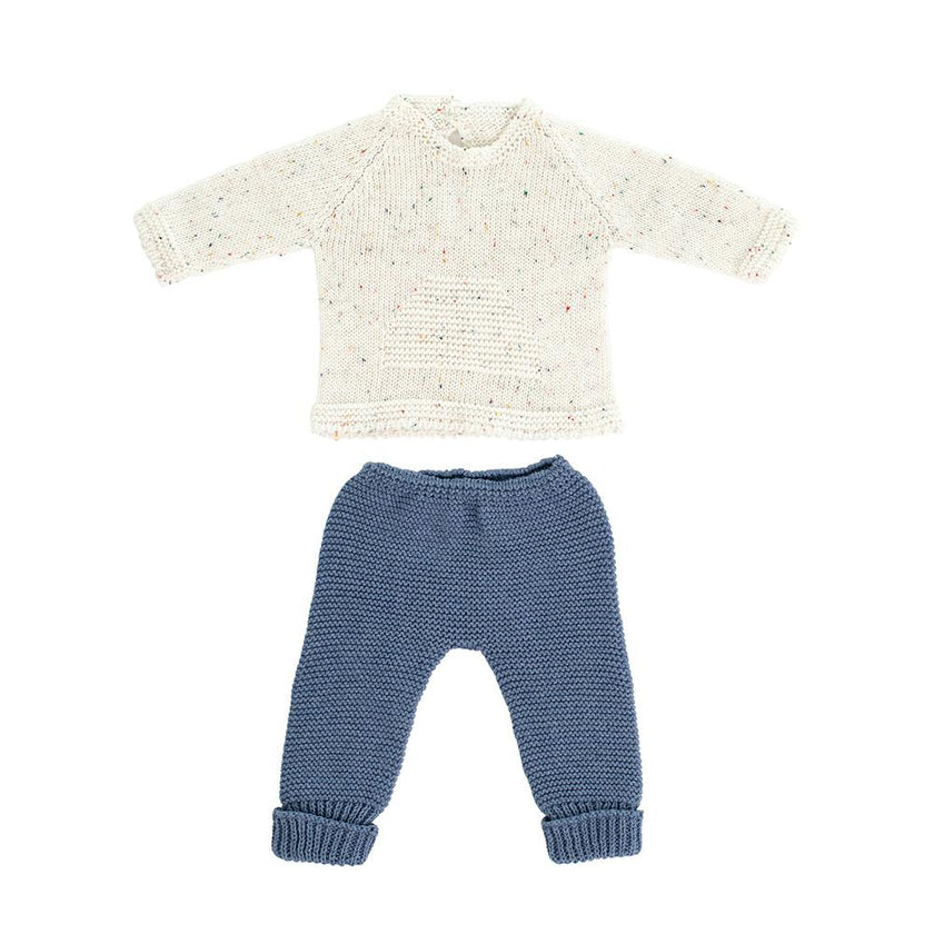 Knitted Doll Outfit 15 3/4'' – Sweater & Trousers