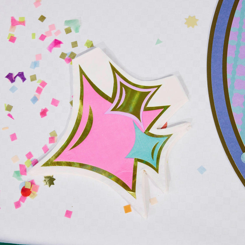 Just Sparkle Diecut Dessert Napkin Set