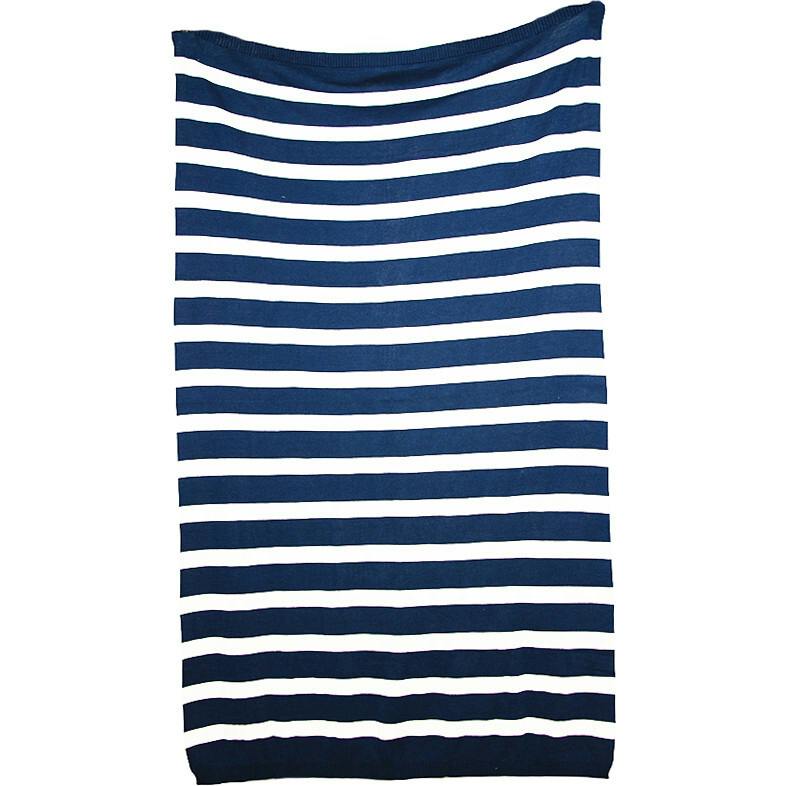 Xoxo Reversible Stripes Blanket Travel Set
