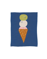 Ice Cream Knit Mini Blanket