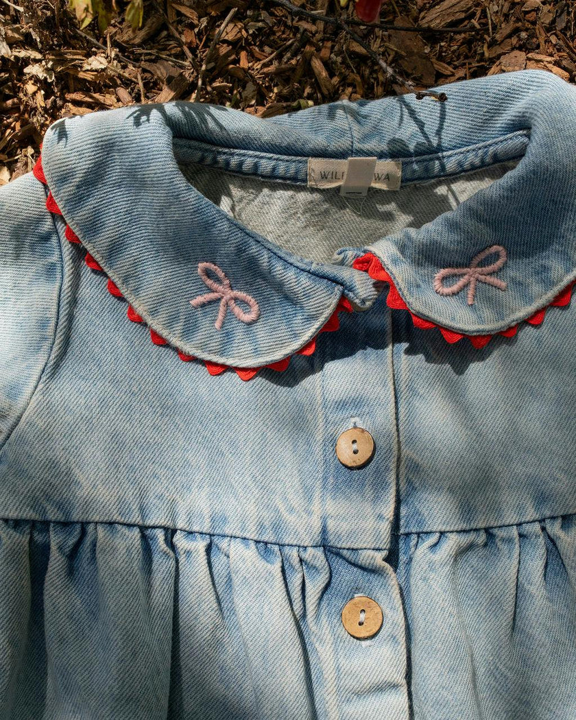 Clementine Dress in Denim Darling