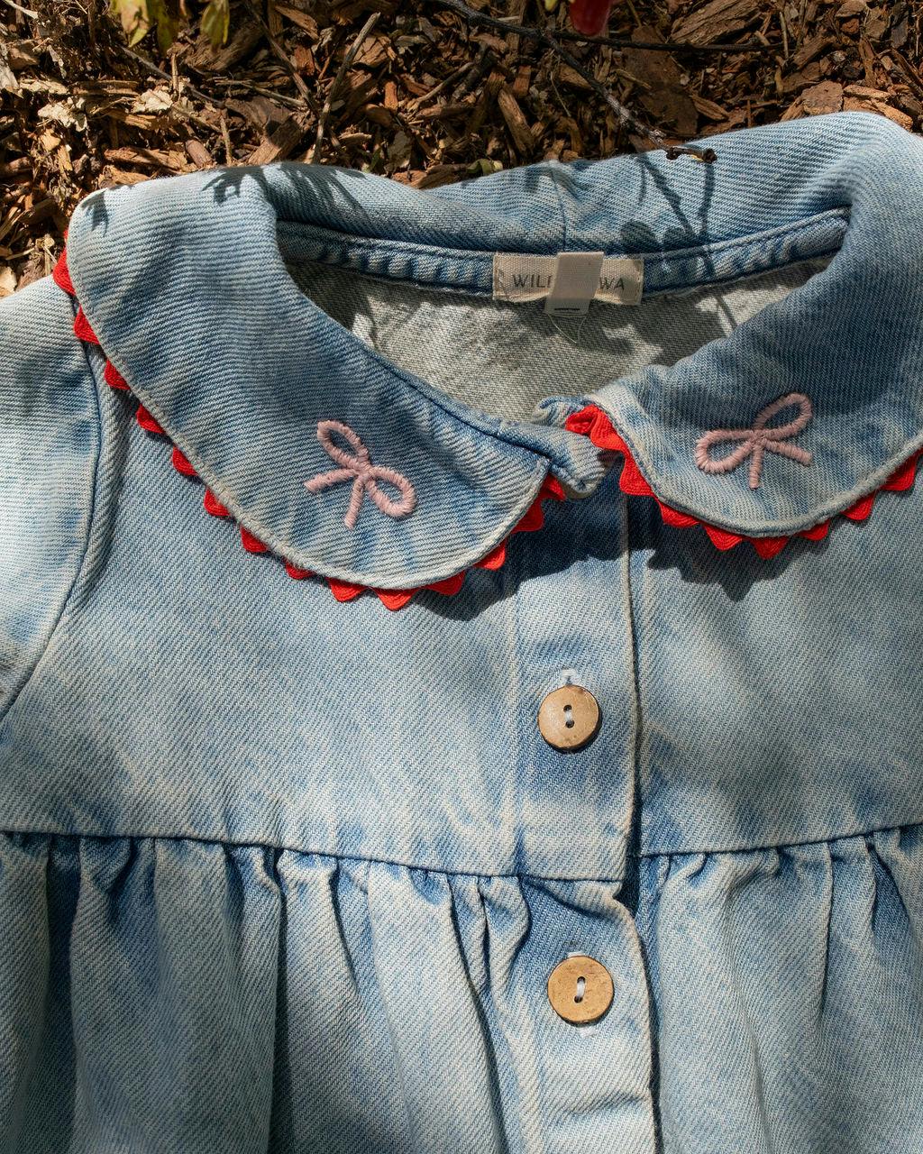 Clementine Dress in Denim Darling