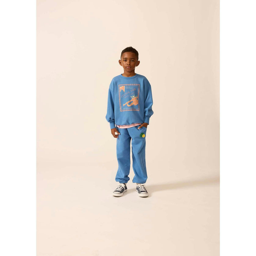 Organic Weekend Jogger in Blue Note