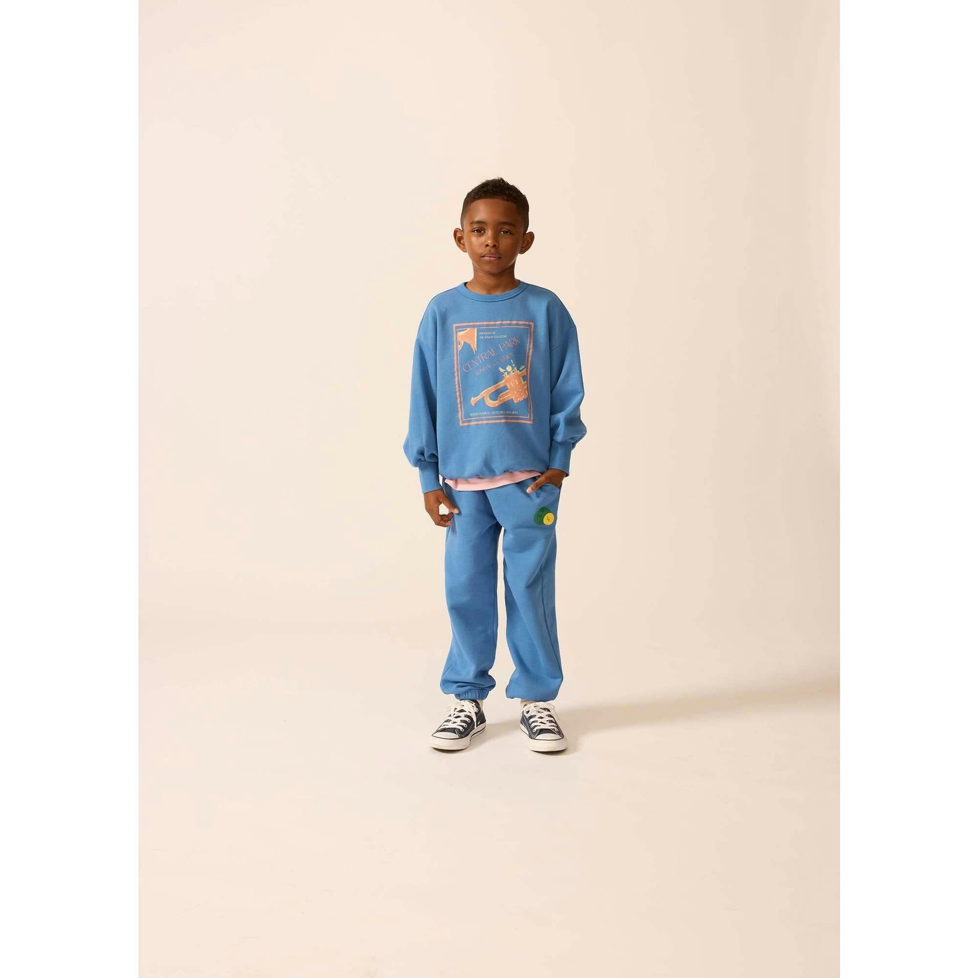 Organic Weekend Jogger in Blue Note