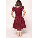 Mini Hattie Dress in Burgundy Plaid