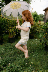 Frankie PJ Set - Lemon Stripe